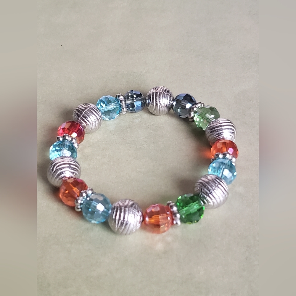 Multicolored Beaded Bracelet